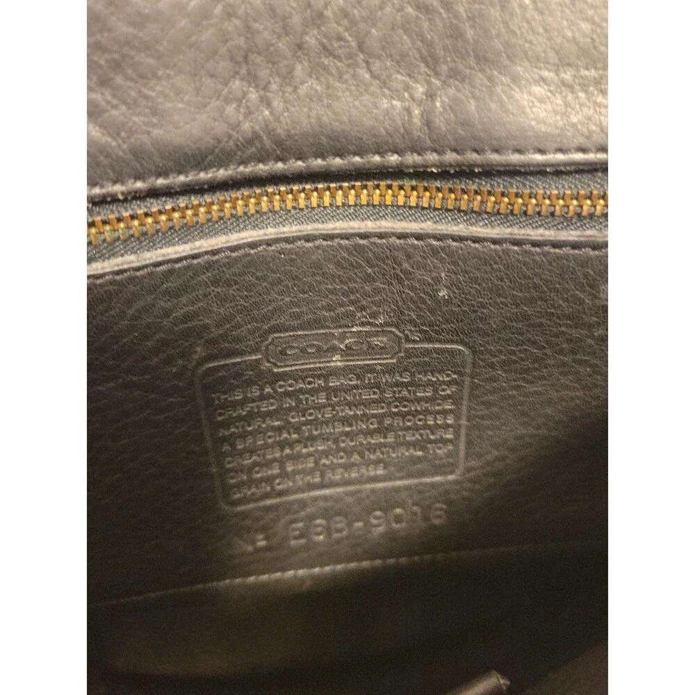 COACH The Berkeley Series Vintage Black Pebble Leather Backpack Authentic Rare